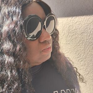 🔥3PK Hot New Diva 2025 Model Oversized Anti-Glare Eye Wear AC Lens Black